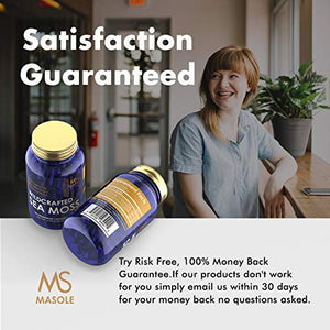 Premium High Absorption Wildcrafted Sea Moss | 1500mg Organic Irish Sea Moss, Bladderwrack, Burdock Root | 60 Vegan Capsules - Masole Labs by Sincere Supplements